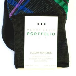 Perry Ellis Portfolio Luxury Dress Socks Strip